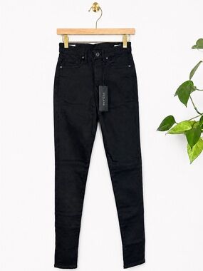 Outland Denim Harriet High-Rise Skinny Jeans Black NWT Women’s 26 x 30